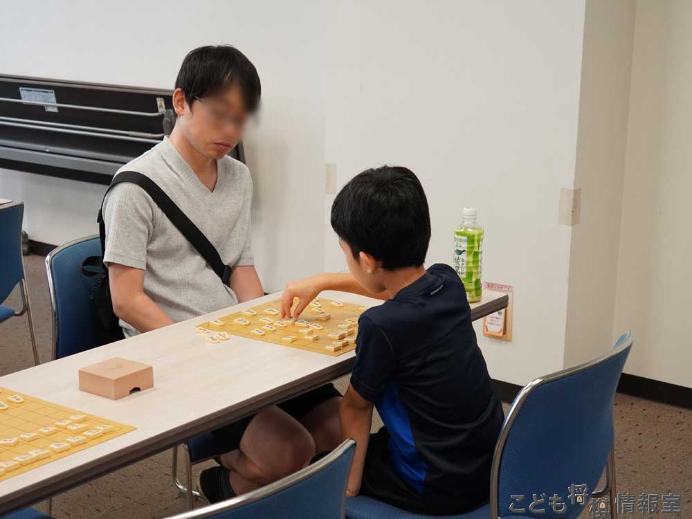 昼食後に練習将棋