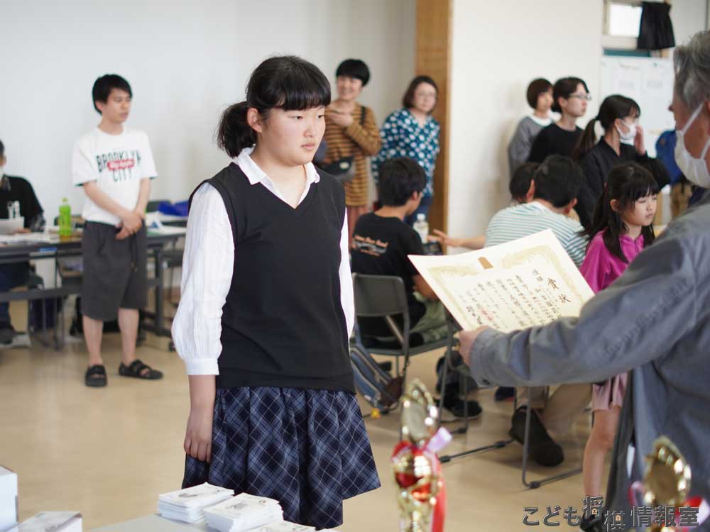 中学生女子の部優勝/加古さん