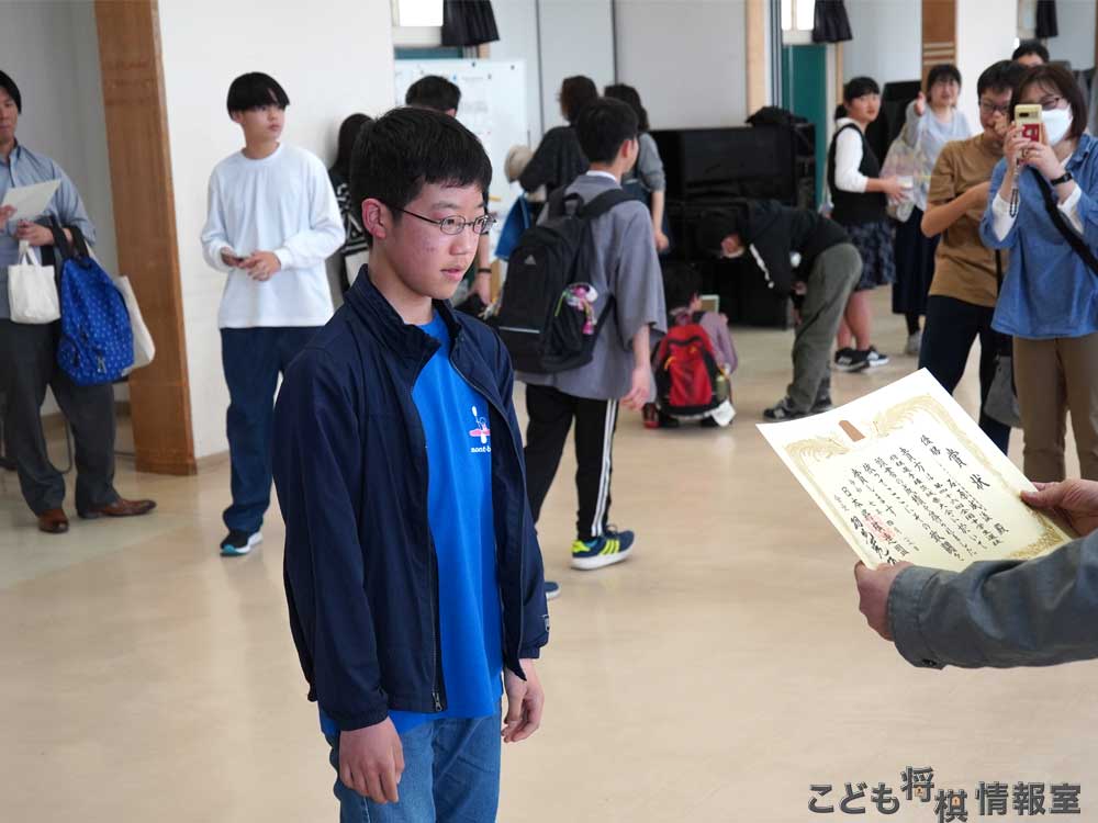 中学生男子の部優勝/石原君