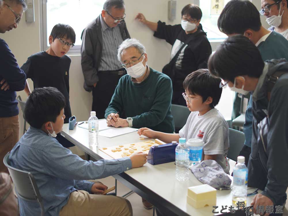 感想戦をする二人