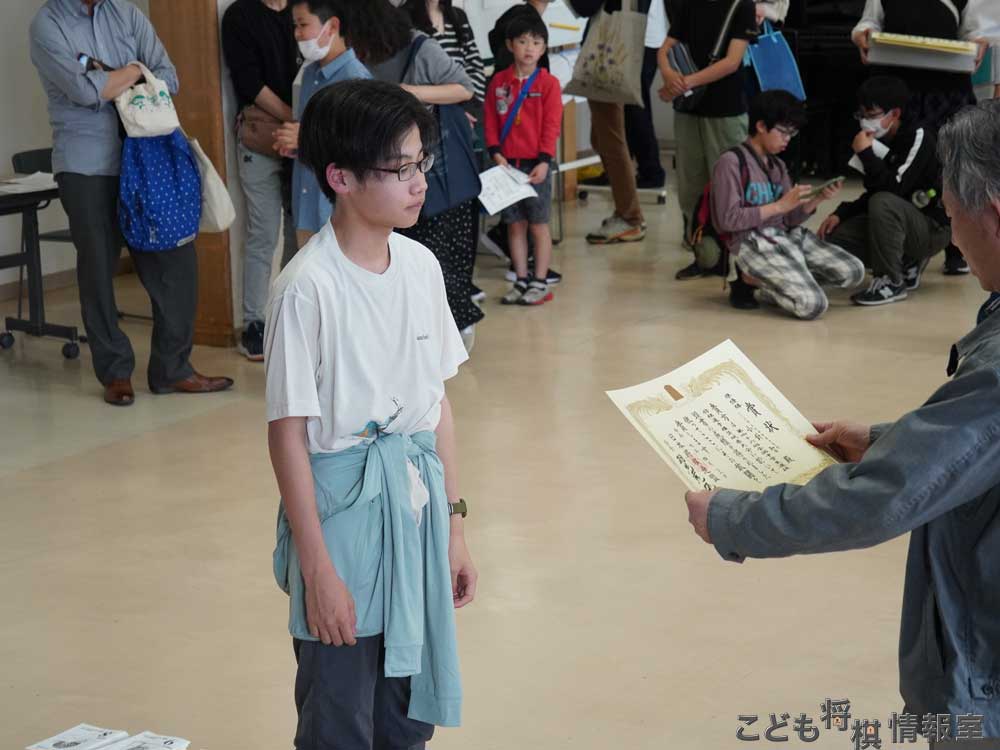 中学生男子の部2位/小針君