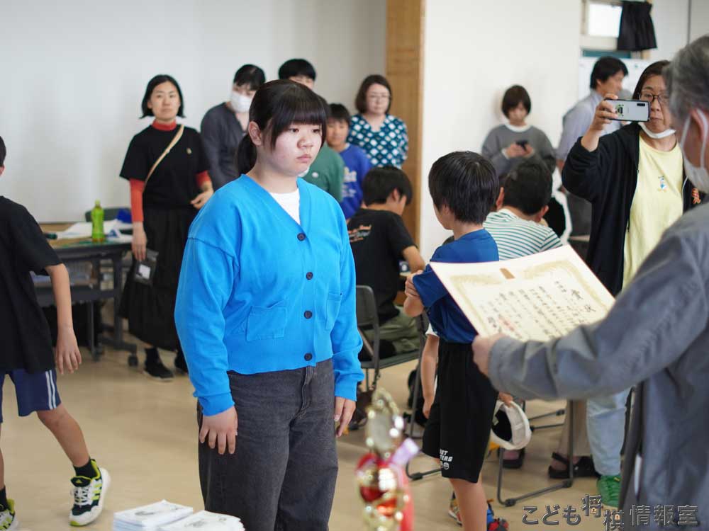 中学生女子の部2位/尾畑さん
