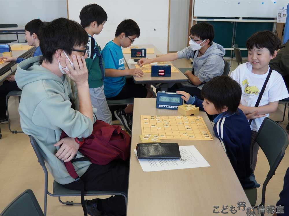 親子で練習将棋