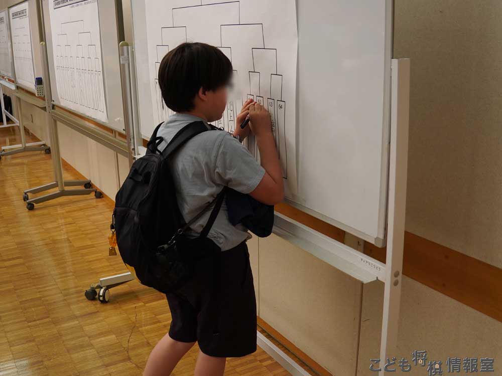 トーナメント表に名前を記載_高学年