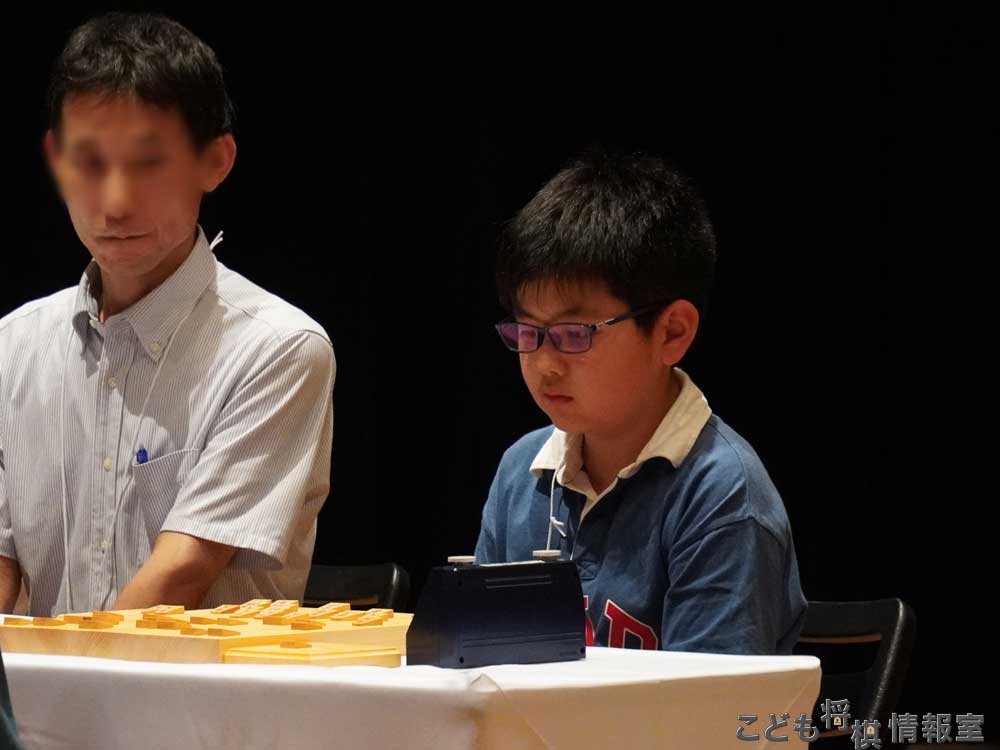 高学年の部優勝の宮原君