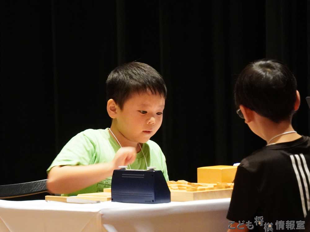 低学年の部準優勝　吉永君