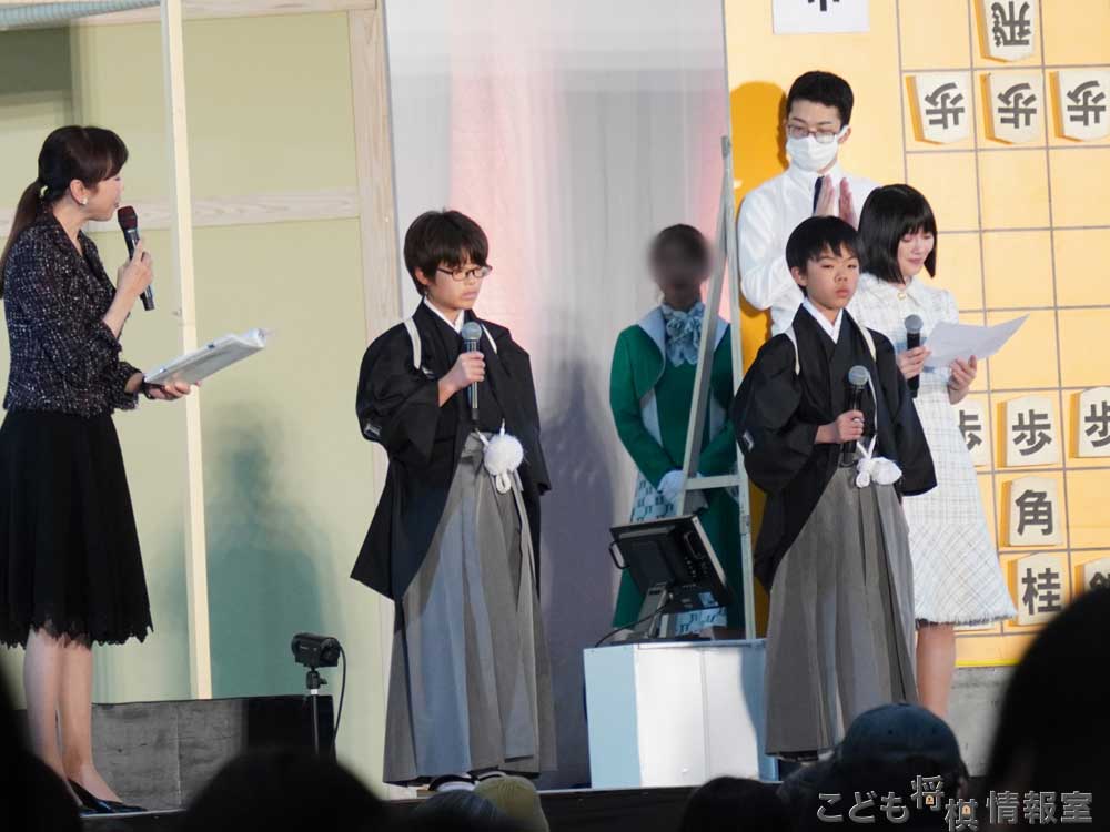 対局前のインタビュー