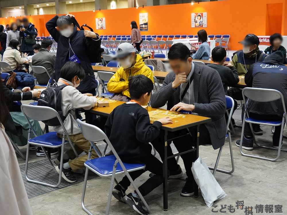 親子で練習将棋