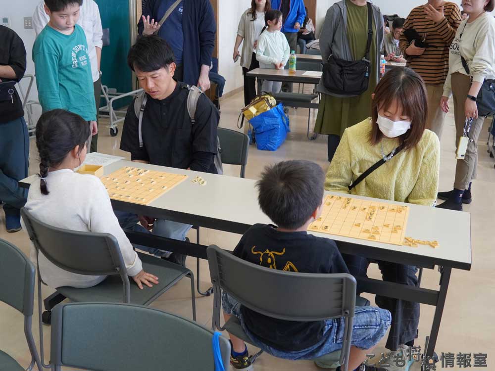 親子で練習将棋